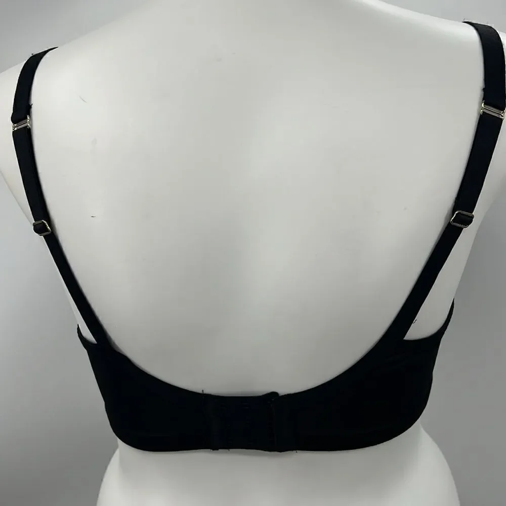 Cacique black pink balconette underwire 40DD